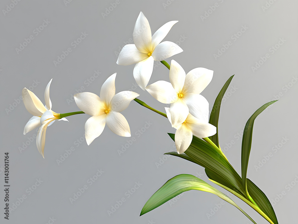 Fototapeta premium bouquet of white lilies