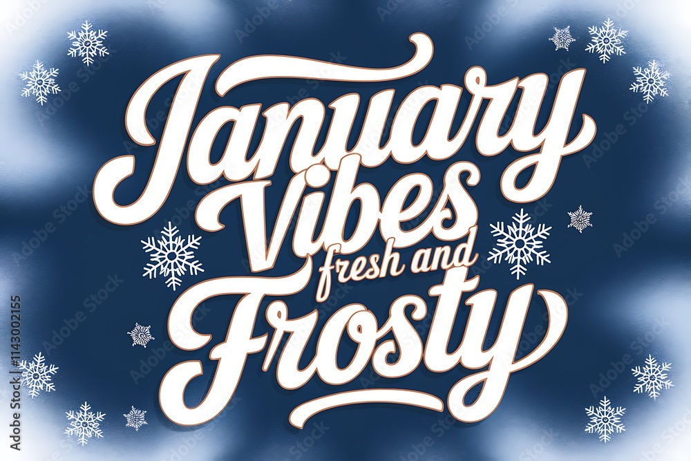 January Vibes Fresh and Frosty Winter Design January Vibes Fresh and Frosty Winter Design
