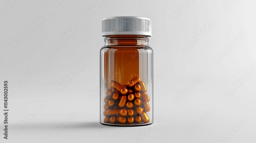 Amber pill bottle Amber pill bottle