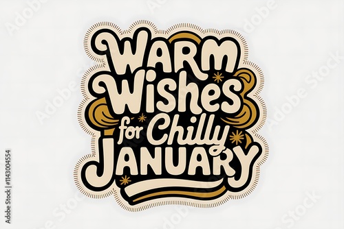 Warm Wishes for Chilly January Greetings photo