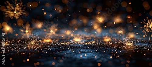 Wallpaper Mural A mesmerizing display of sparkling lights and particles creating a dreamy atmosphere. Torontodigital.ca