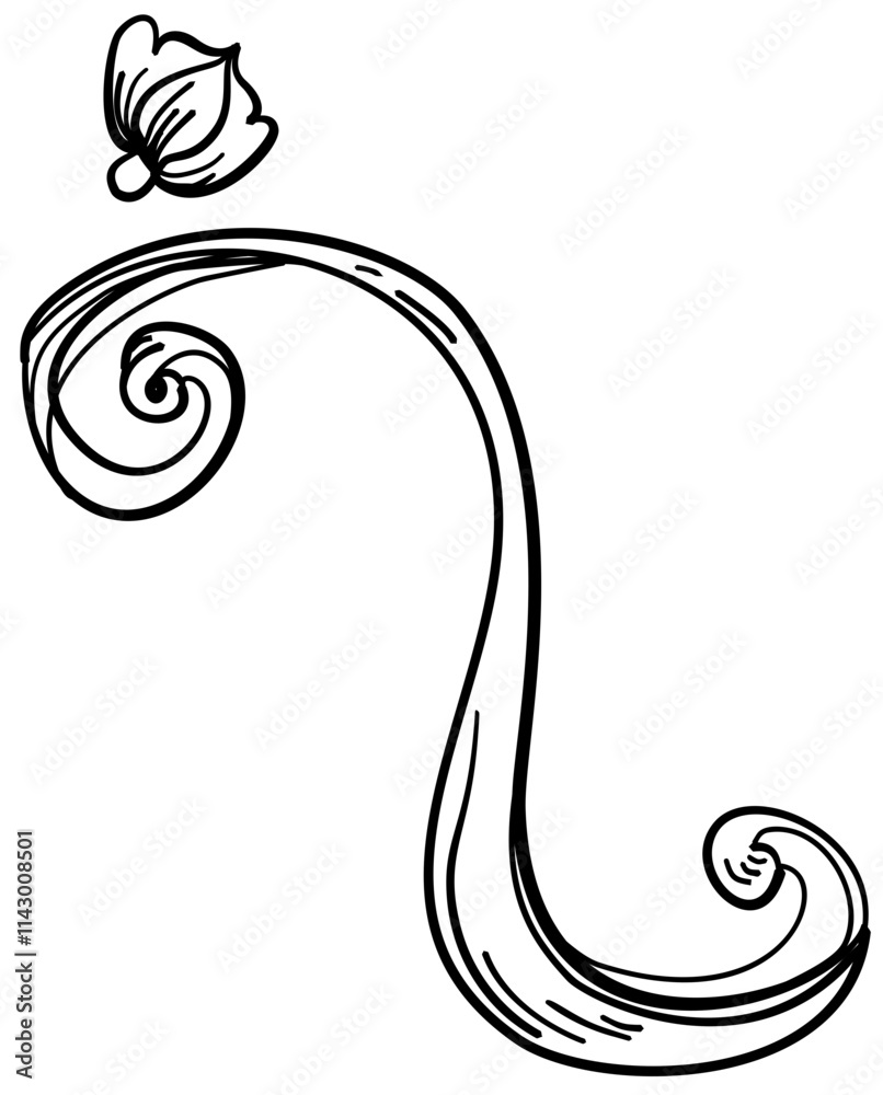 Аntique frame engraving scroll ornament acanthus foliage, swirl decorative design element. Hand drawn vector isolated set. Аntique frame engraving scroll ornament acanthus foliage, swirl decorative design element. Hand drawn vector isolated set.