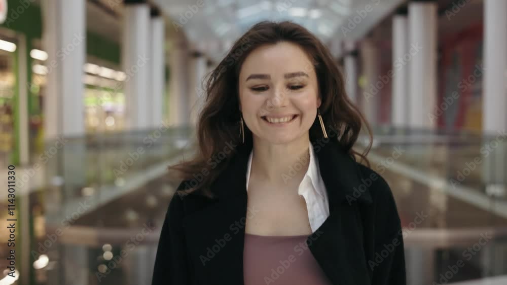 Woman have shopping in Shopping Mall. Woman have shopping in Shopping Mall.