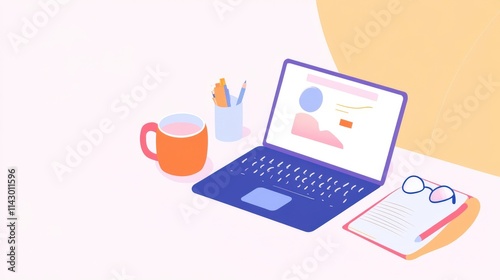 
Best Office Space Design in Various Styles, Including Realism, Flat Design, and Puppet Elements, with Inspirational and Ergonomic Approaches