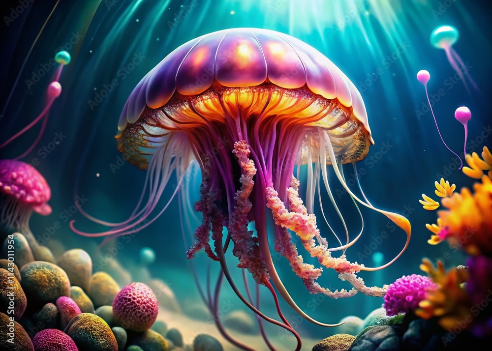 Wasp Jellyfish Photo: Stunning Close-Up Image, Ocean Wildlife, Marine Life, Underwater Photography, Sea Creature, Jellyfish Sting, Dangerous Jellyfish, Box Jellyfish, Venomous Jellyfish, Wasp Jellyfish Photo: Stunning Close-Up Image, Ocean Wildlife, Marine Life, Underwater Photography, Sea Creature, Jellyfish Sting, Dangerous Jellyfish, Box Jellyfish, Venomous Jellyfish,
