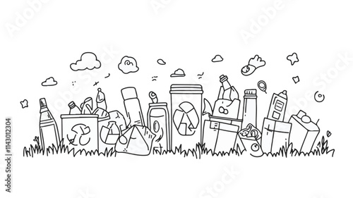 Hand-Drawn Science and Education Vector Icons Collection  Art & Illustration