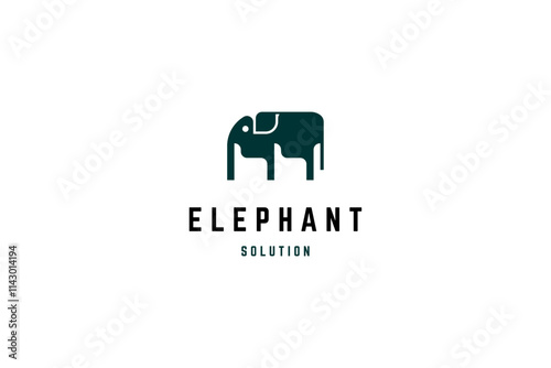 Elephant logo design solution