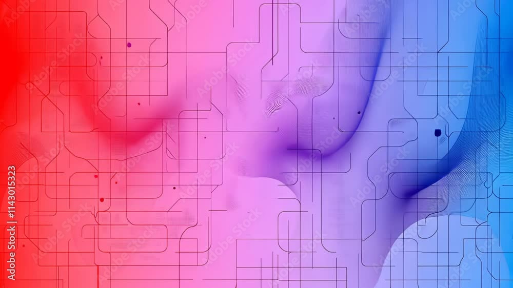 technology particle background