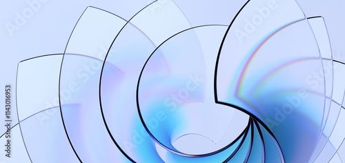 Fototapeta Naklejka Na Ścianę i Meble -  Abstract minimalist background design, 3d render