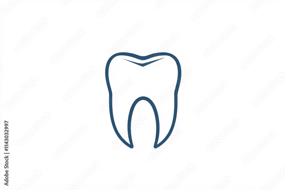 symmetrical tooth icon with a bold blue outline on a plain white background conveying dental health and professional care
symmetrical tooth icon with a bold blue outline on a plain white background conveying dental health and professional care