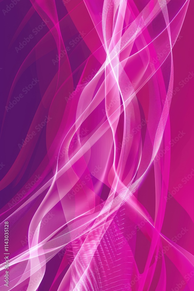 Elegant geometric design with low contrast in vibrant pink and purple hues