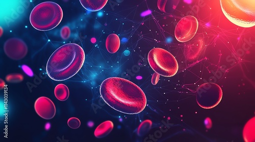 Colorful infographic on Hematology designed to support understanding and retention--ar 16:9