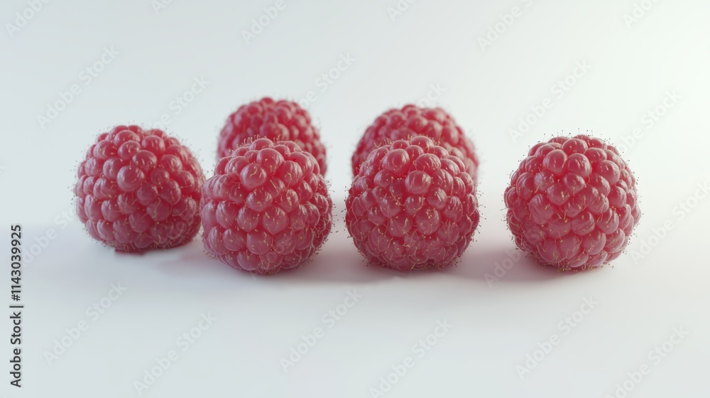 A group of raspberries sitting on top of each other A group of raspberries sitting on top of each other