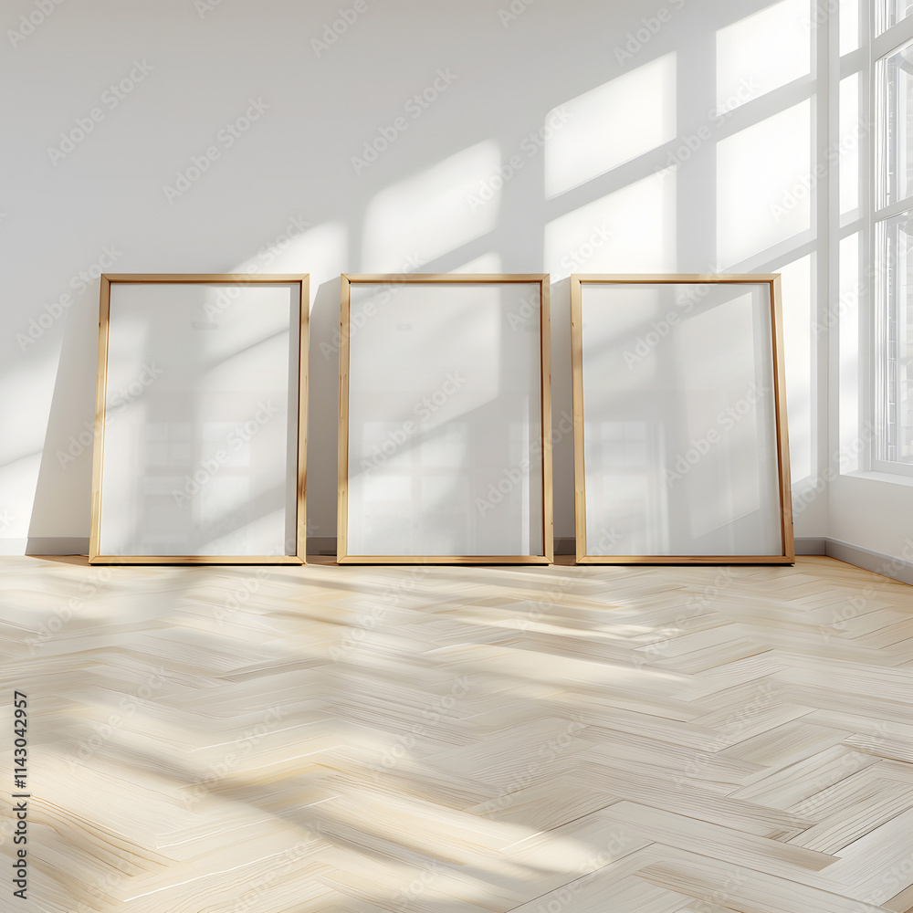 frame mockup interior scene