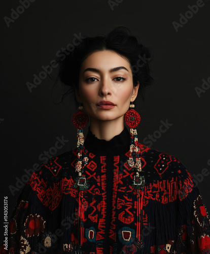 Circassian female portrait photo