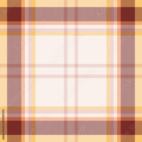 Plaid check pattern. Seamless fabric texture. Tartan textile print.