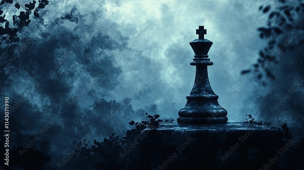Chess-themed background featuring king and queen pieces arranged on a board, symbolizing leadership and decision-making strategies Chess-themed background featuring king and queen pieces arranged on a board, symbolizing leadership and decision-making strategies