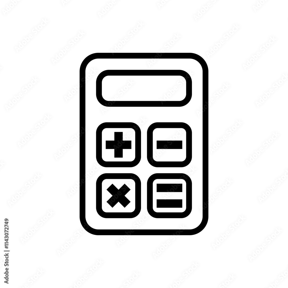Calculator icon vector. Savings, finances sign isolated on white, economy concept, Trendy Flat style for graphic design, Web site, UI. Calculator icon vector. Savings, finances sign isolated on white, economy concept, Trendy Flat style for graphic design, Web site, UI.