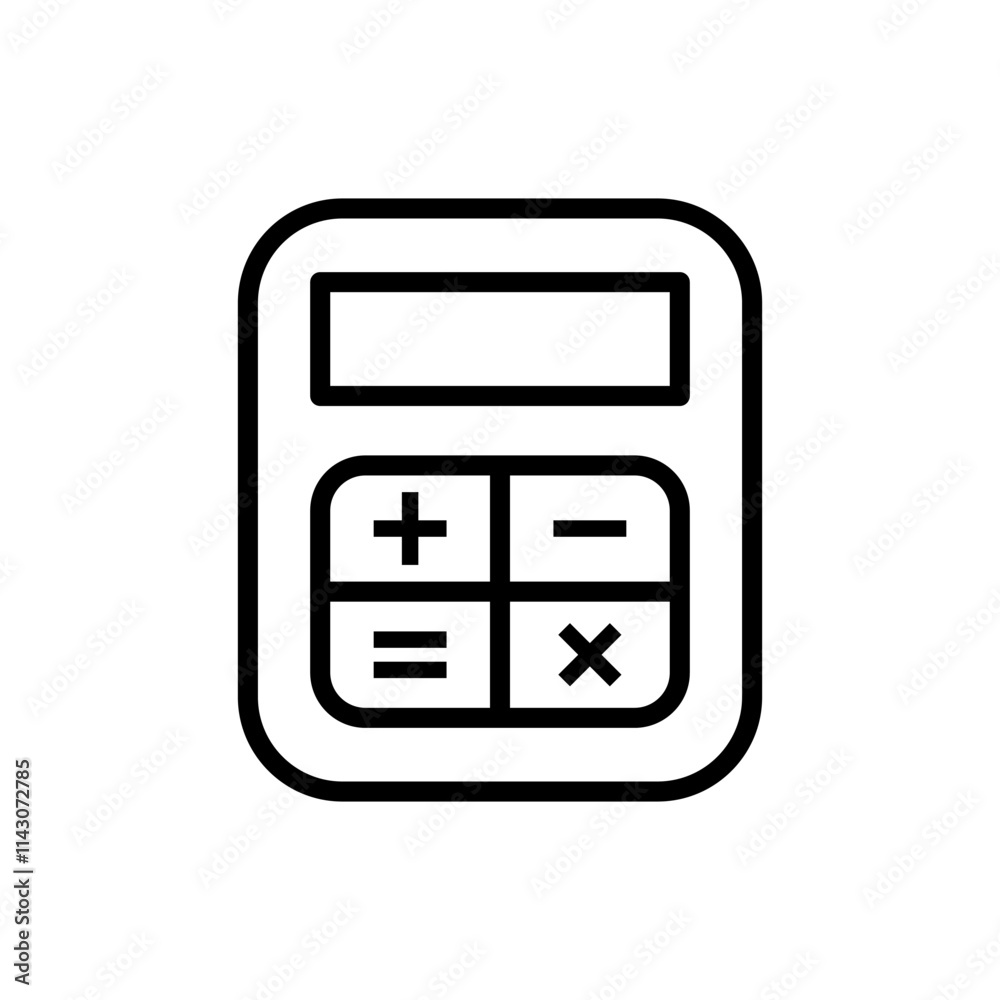 Calculator icon vector. Savings, finances sign isolated on white, economy concept, Trendy Flat style for graphic design, Web site, UI. Calculator icon vector. Savings, finances sign isolated on white, economy concept, Trendy Flat style for graphic design, Web site, UI.