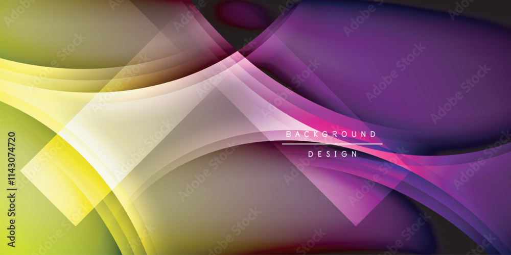 Expressive poster with shadow lines. Features technology, minimalist, and business themes, bright vibrant color schemes Expressive poster with shadow lines. Features technology, minimalist, and business themes, bright vibrant color schemes