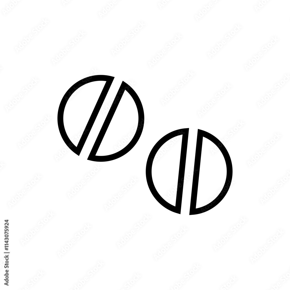 Pills icon flat. Illustration isolated vector sign symbol. Pills icon flat. Illustration isolated vector sign symbol.