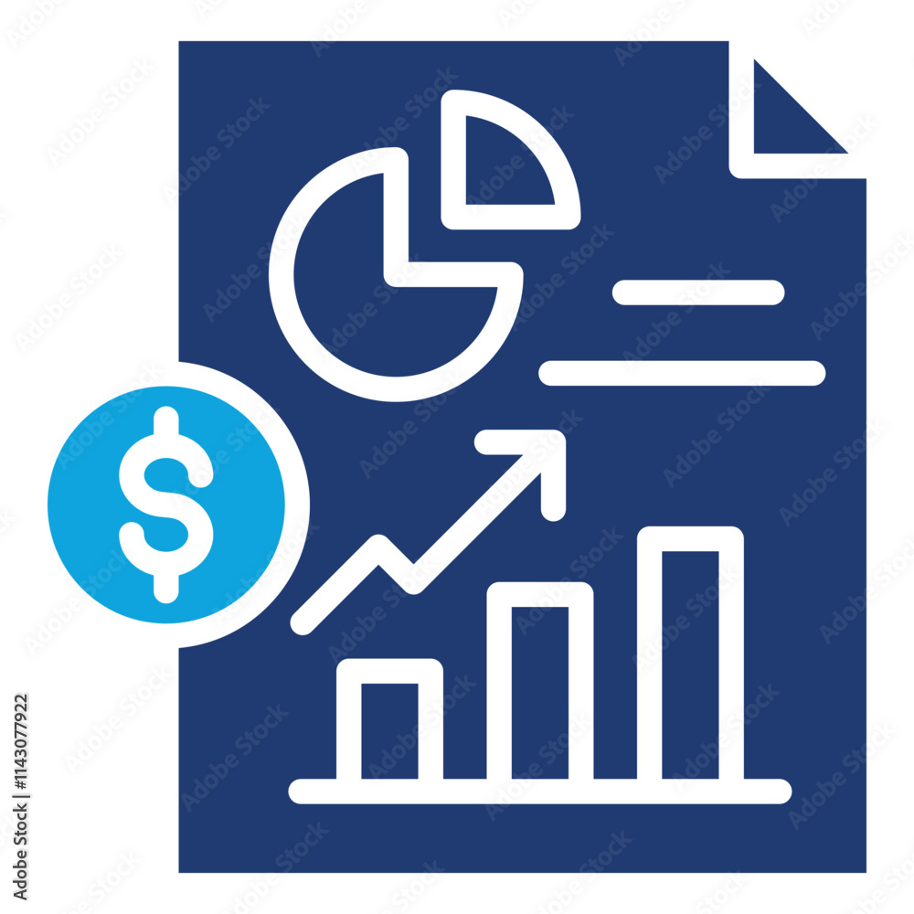 Financial Report Icon Financial Report Icon