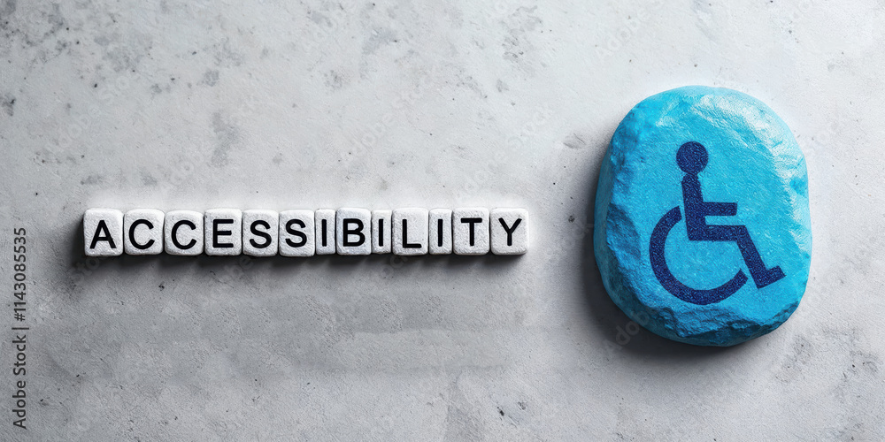 Accessibility, social environment and accessibility - Disabled image