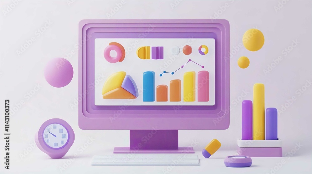 Business Infographic Vector Icons Set for Growth Data Representation Business Infographic Vector Icons Set for Growth Data Representation