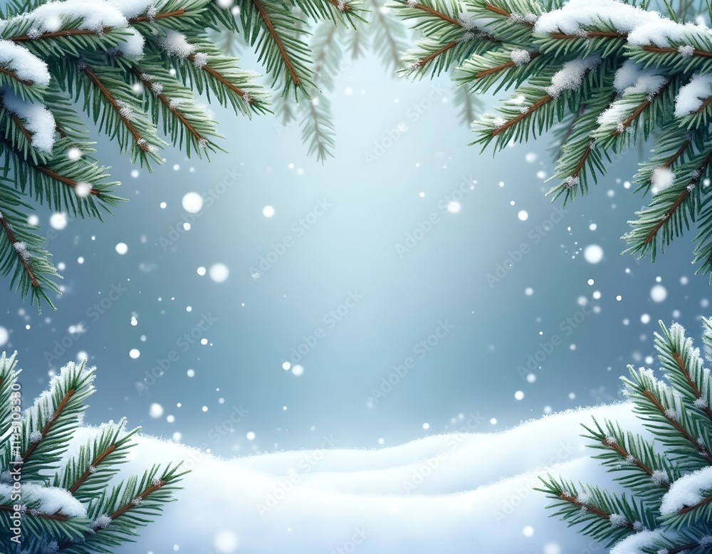 Christmas card with space for wishes Christmas card with space for wishes
