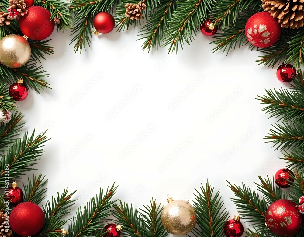 Christmas card with space for wishes Christmas card with space for wishes