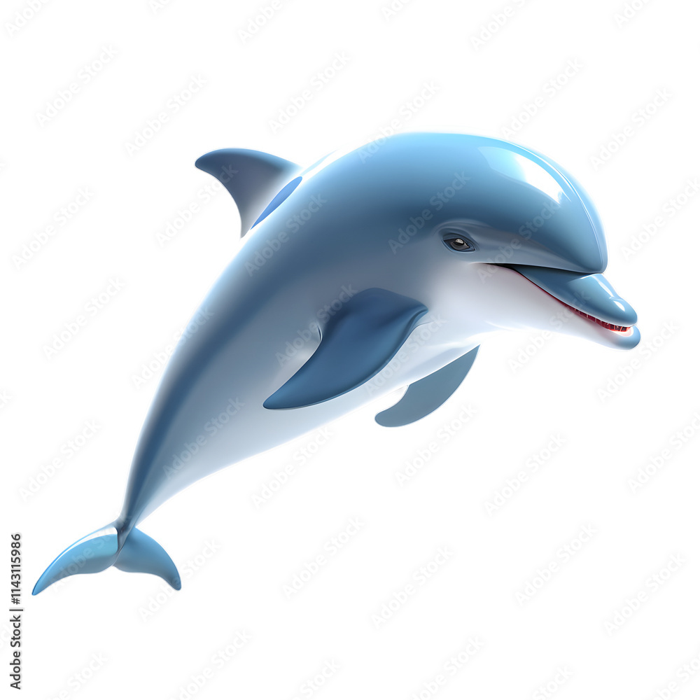 Playful dolphin illustration Playful dolphin illustration