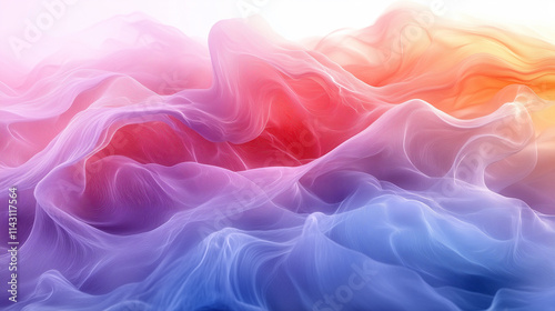 Abstract fluid background featuring vibrant colors and smooth transitions across the surface