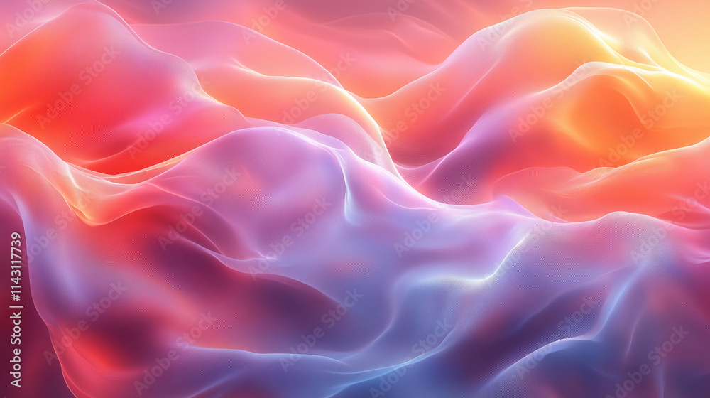Vibrant abstract background featuring fluid shapes in soft and smooth gradients Vibrant abstract background featuring fluid shapes in soft and smooth gradients