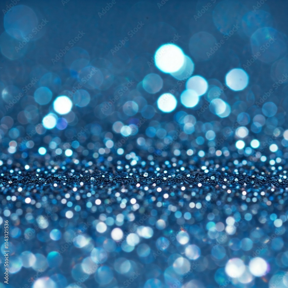 Blue and gold glittering abstract background. Christmas template. Abstract shiny defocused background. Blue and gold glittering abstract background. Christmas template. Abstract shiny defocused background.