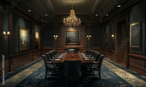 A clubhouse restaurant, private dining room