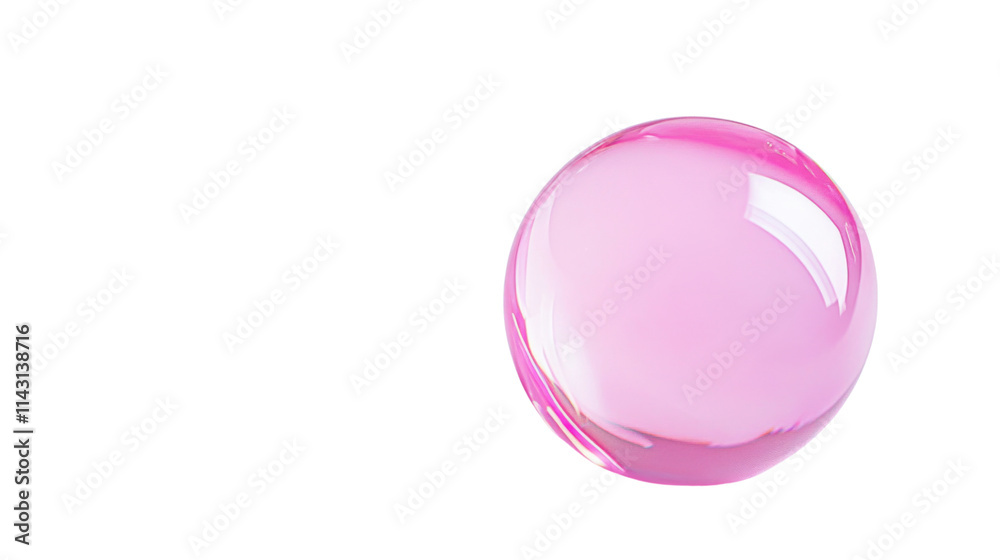 Pink bubble, transparent background Pink bubble, transparent background