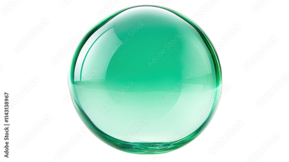Green bubble, transparent background Green bubble, transparent background
