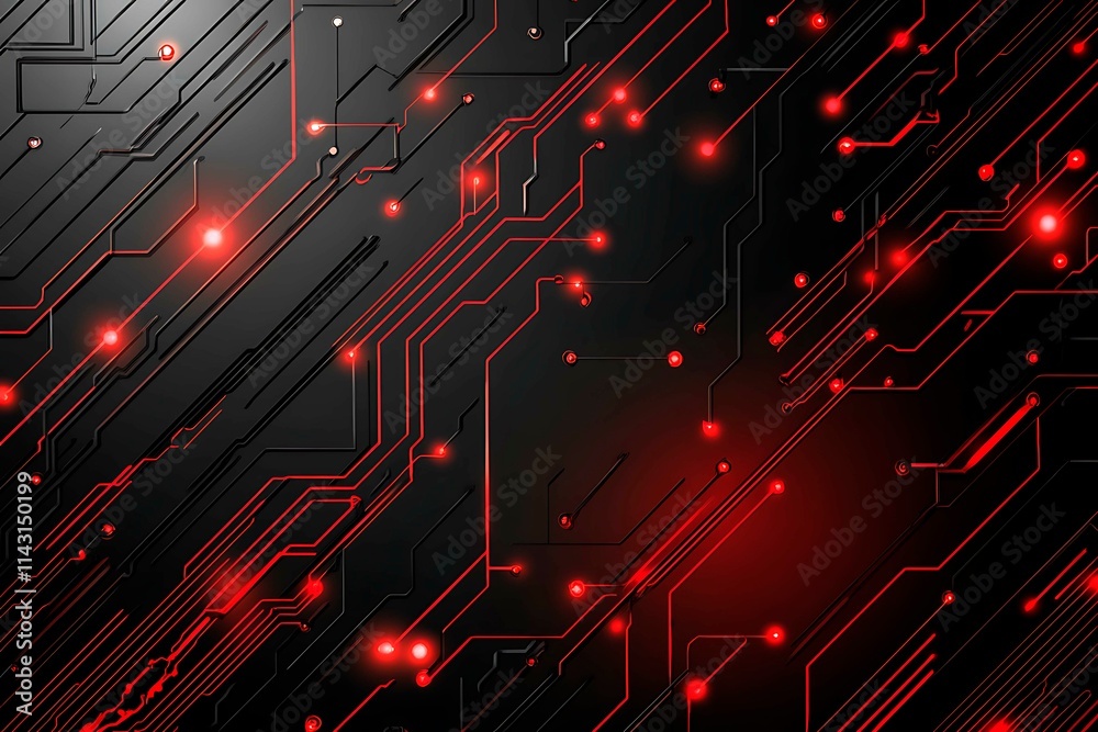 Dynamic technology-inspired abstract background with sharp red, black, and silver lines, creating a sleek and futuristic digital design. Dynamic technology-inspired abstract background with sharp red, black, and silver lines, creating a sleek and futuristic digital design.