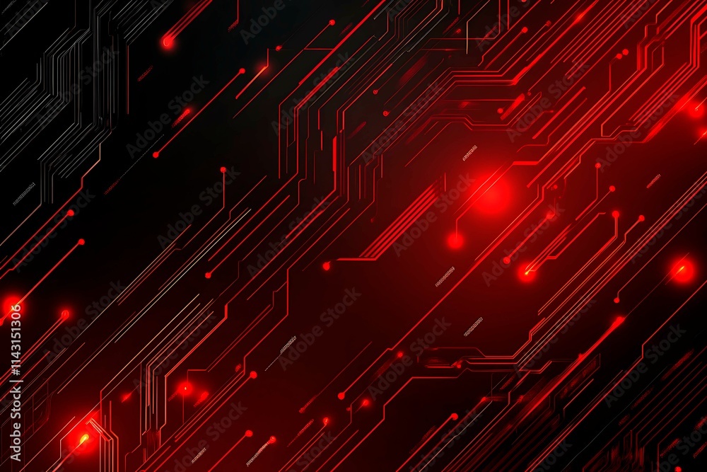Dynamic technology-inspired abstract background with sharp red, black, and silver lines, creating a sleek and futuristic digital design. Dynamic technology-inspired abstract background with sharp red, black, and silver lines, creating a sleek and futuristic digital design.