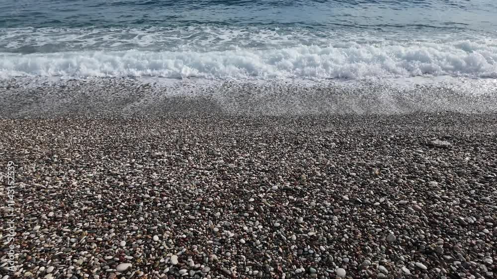 waves on the beach