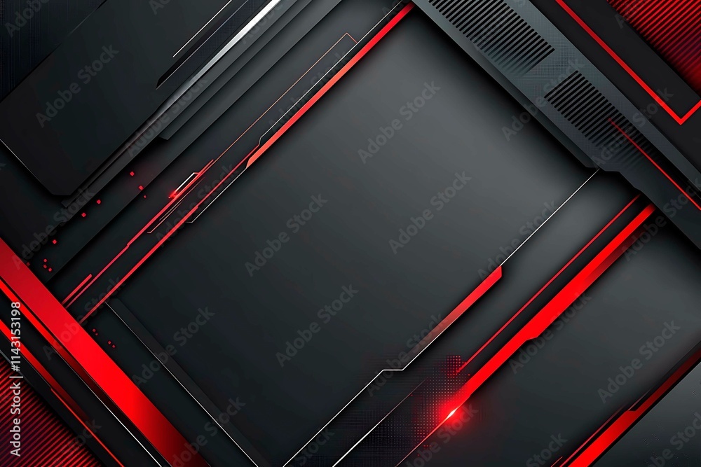 Dynamic technology-inspired abstract background with sharp red, black, and silver lines, creating a sleek and futuristic digital design. Dynamic technology-inspired abstract background with sharp red, black, and silver lines, creating a sleek and futuristic digital design.