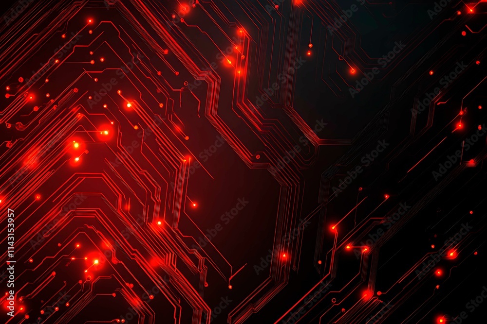 Dynamic technology-inspired abstract background with sharp red, black, and silver lines, creating a sleek and futuristic digital design. Dynamic technology-inspired abstract background with sharp red, black, and silver lines, creating a sleek and futuristic digital design.