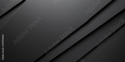 geometric black background. texture of paper and layers. simple background