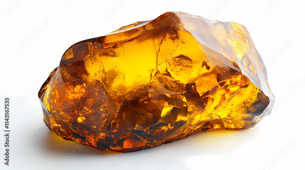 Beautiful amber fossilized tree resin isolated on white background. generated ai illustration. mineralogy gems gemstones concept. Amber. Illustration Beautiful amber fossilized tree resin isolated on white background. generated ai illustration. mineralogy gems gemstones concept. Amber. Illustration