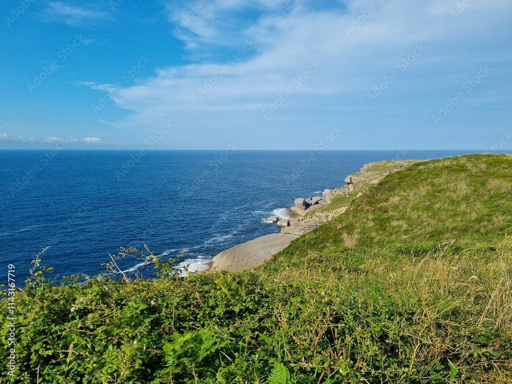 Northern coast of Spain in the Cantabria region