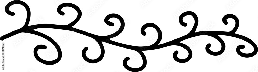 Elegant hand drawn swirl forming a stunning border, enhancing various design projects with a touch of sophistication and style, perfect for invitations, cards, and stationery Elegant hand drawn swirl forming a stunning border, enhancing various design projects with a touch of sophistication and style, perfect for invitations, cards, and stationery