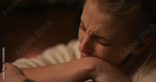 A Woman Is Grieving Over the Loss of Her Love and Is Hurt by Fate