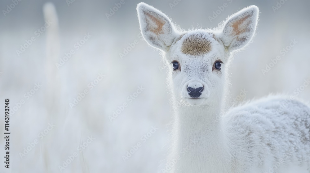 White fallow deer, Dama dama, in serene deer park setting, showcasing unique fur and tranquil surroundings. Captivating wildlife close-up. White fallow deer, Dama dama, in serene deer park setting, showcasing unique fur and tranquil surroundings. Captivating wildlife close-up.