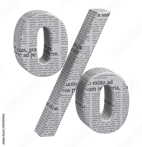 3D FONT JOURNAL ILLUSTRATION 3D RENDERING photo