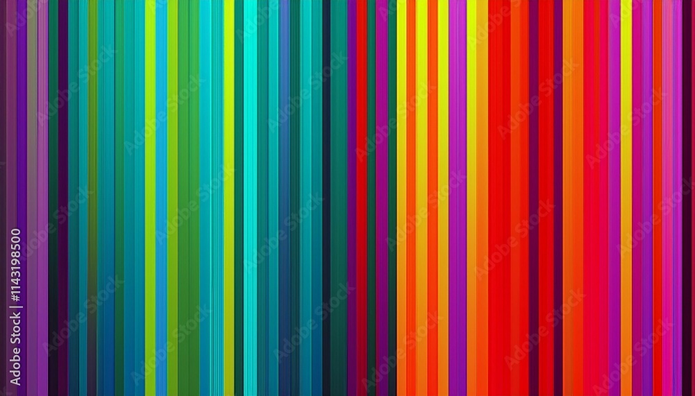 Fototapeta premium Fond bandes multicolores. Generated image